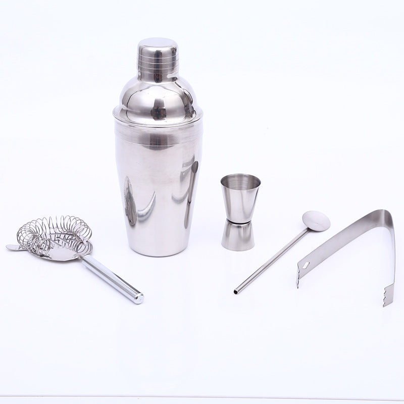 Stainless steel cocktail shaker set