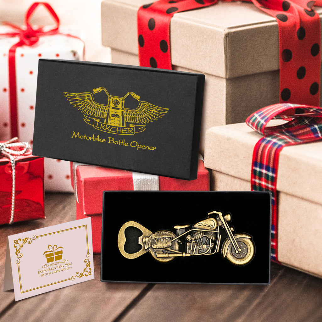 Motorcycle bottle opener gift box