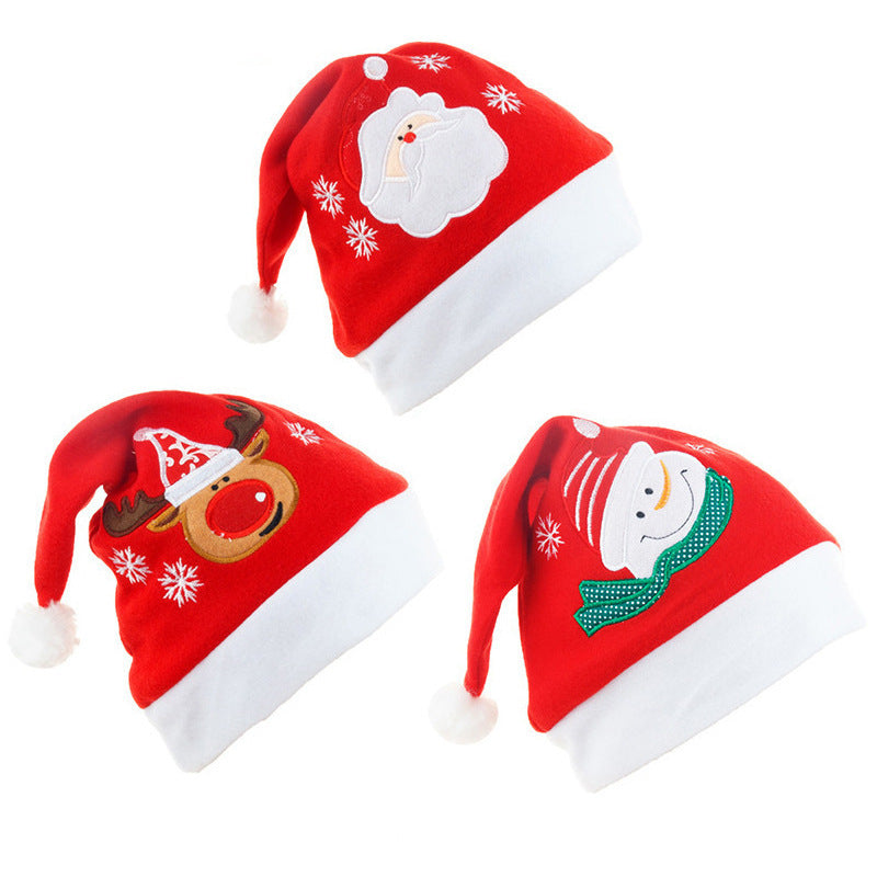 Embroidered Santa hat
