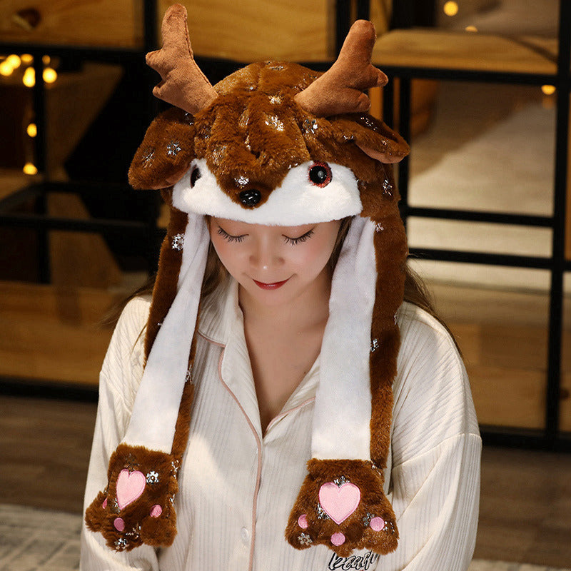 Moving ears Christmas hat