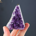 Natural amethyst cluster