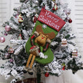 Large 3D plush Christmas stocking - view 11