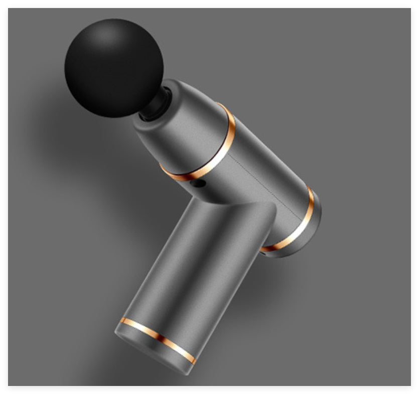 Pocket Fascia Gun - L-Shape Mini Massage Gun with 4 Heads