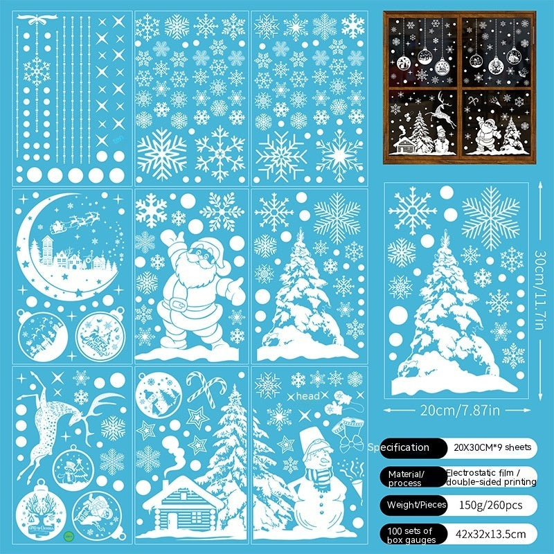 Christmas window clings - view 3