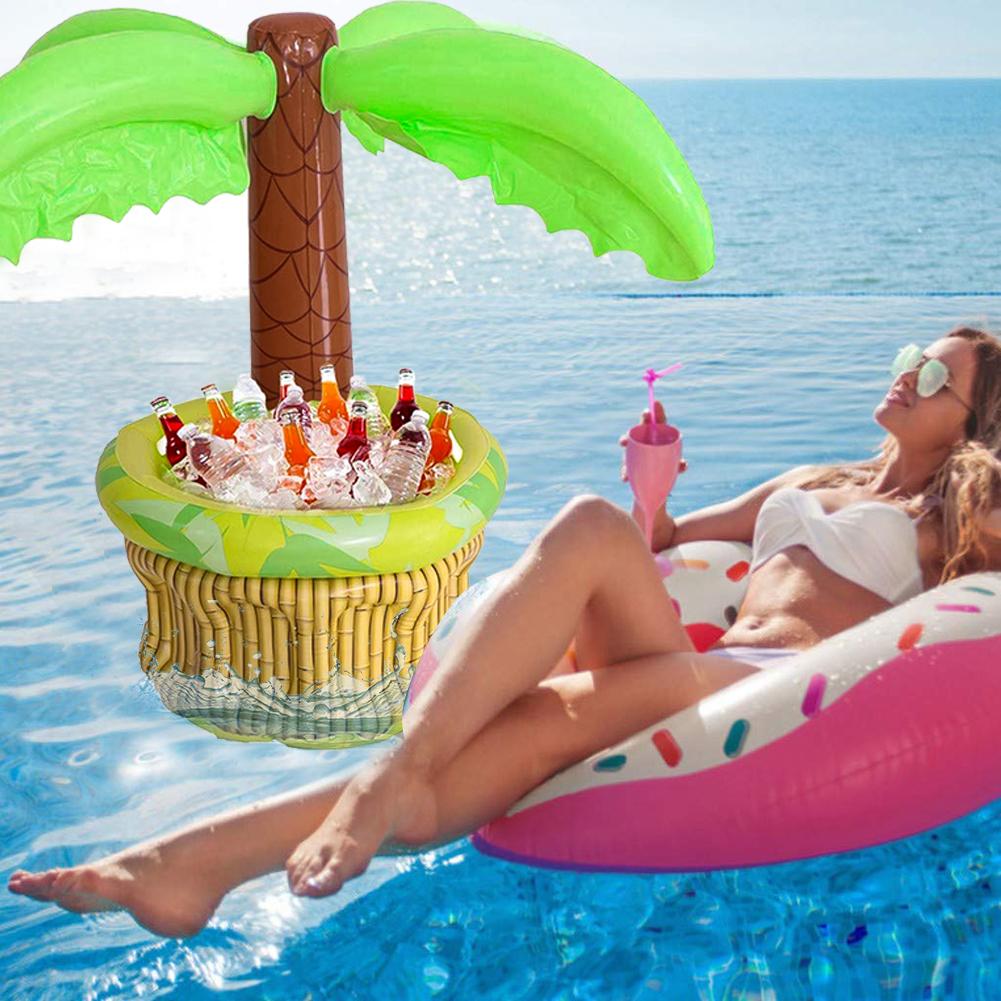 Palm Tree Inflatable Cooler - Ice Bucket for Drinks