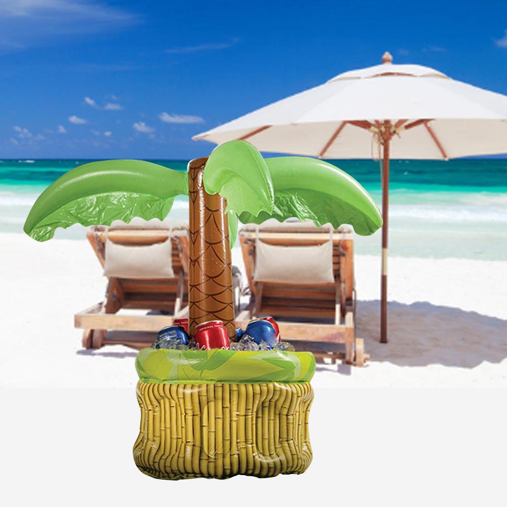Palm Tree Inflatable Cooler - Ice Bucket for Drinks