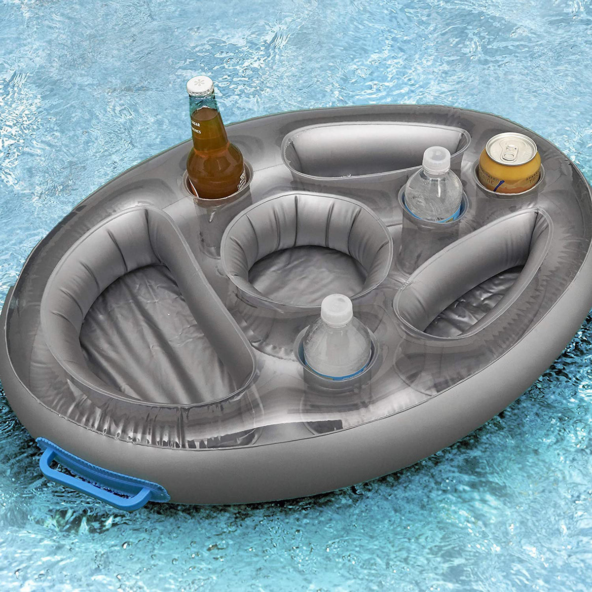 Floating Fruit & Drinks Platter - Inflatable Pool Serving Tray