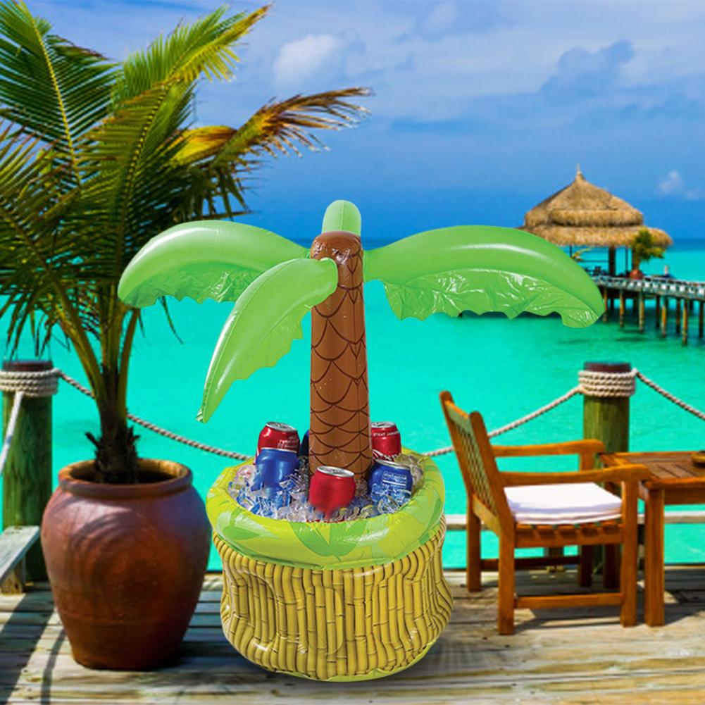 Palm Tree Inflatable Cooler - Ice Bucket for Drinks