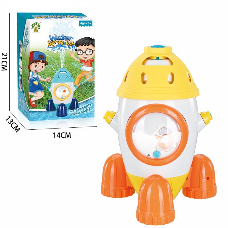 Yellow rocket sprinkler