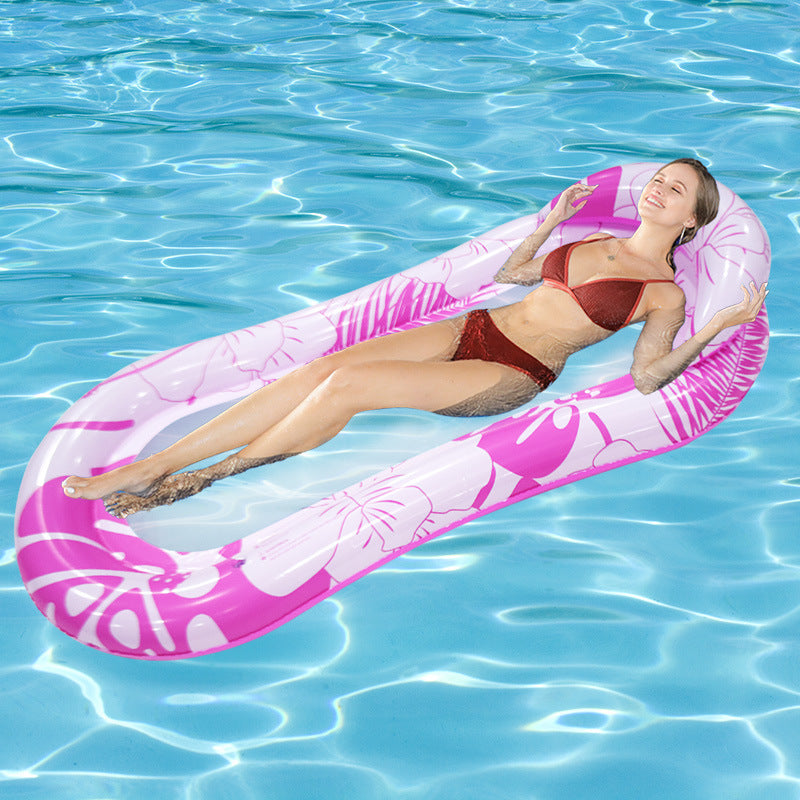 Large patterned water hammock