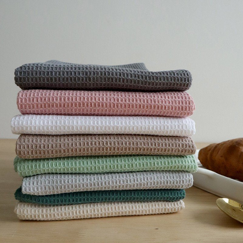 Nordic Waffle Weave Tea Towel - 8 Scandi Colours