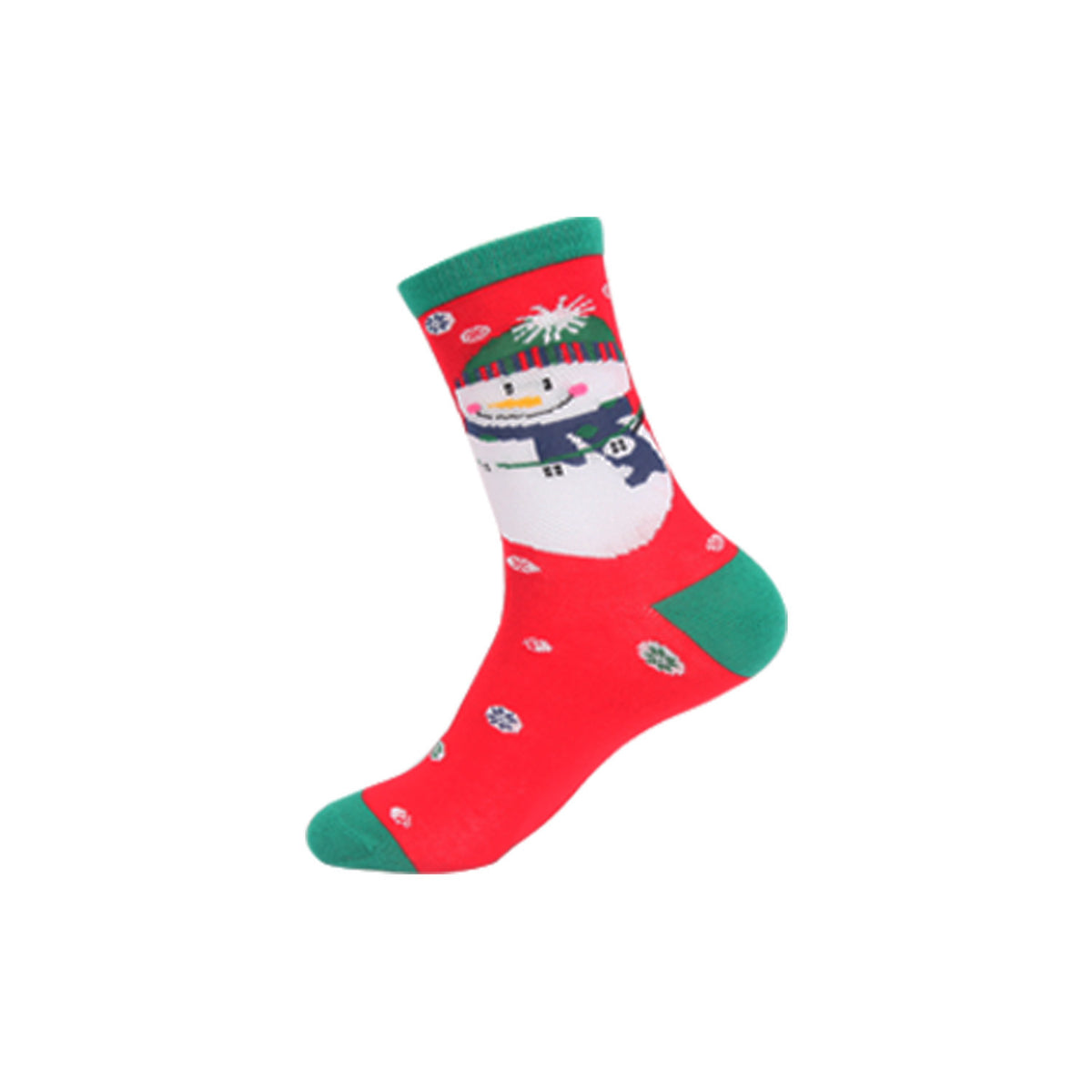 Christmas Socks - Santa, Reindeer & Snowman Designs (Single or 5 Pack)