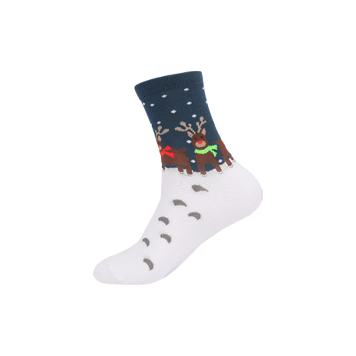 Christmas Socks - Santa, Reindeer & Snowman Designs (Single or 5 Pack)