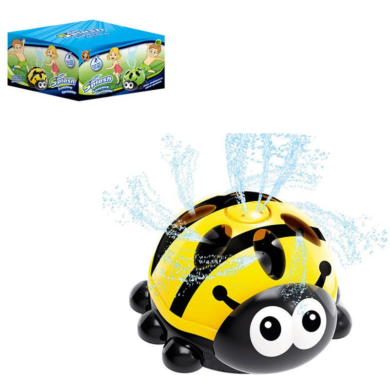 Yellow beetle sprinkler