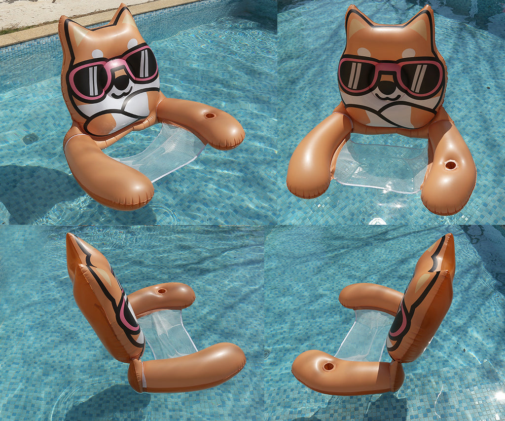 Large Patterned Water Hammock - 160 x 90cm Pool Lounger