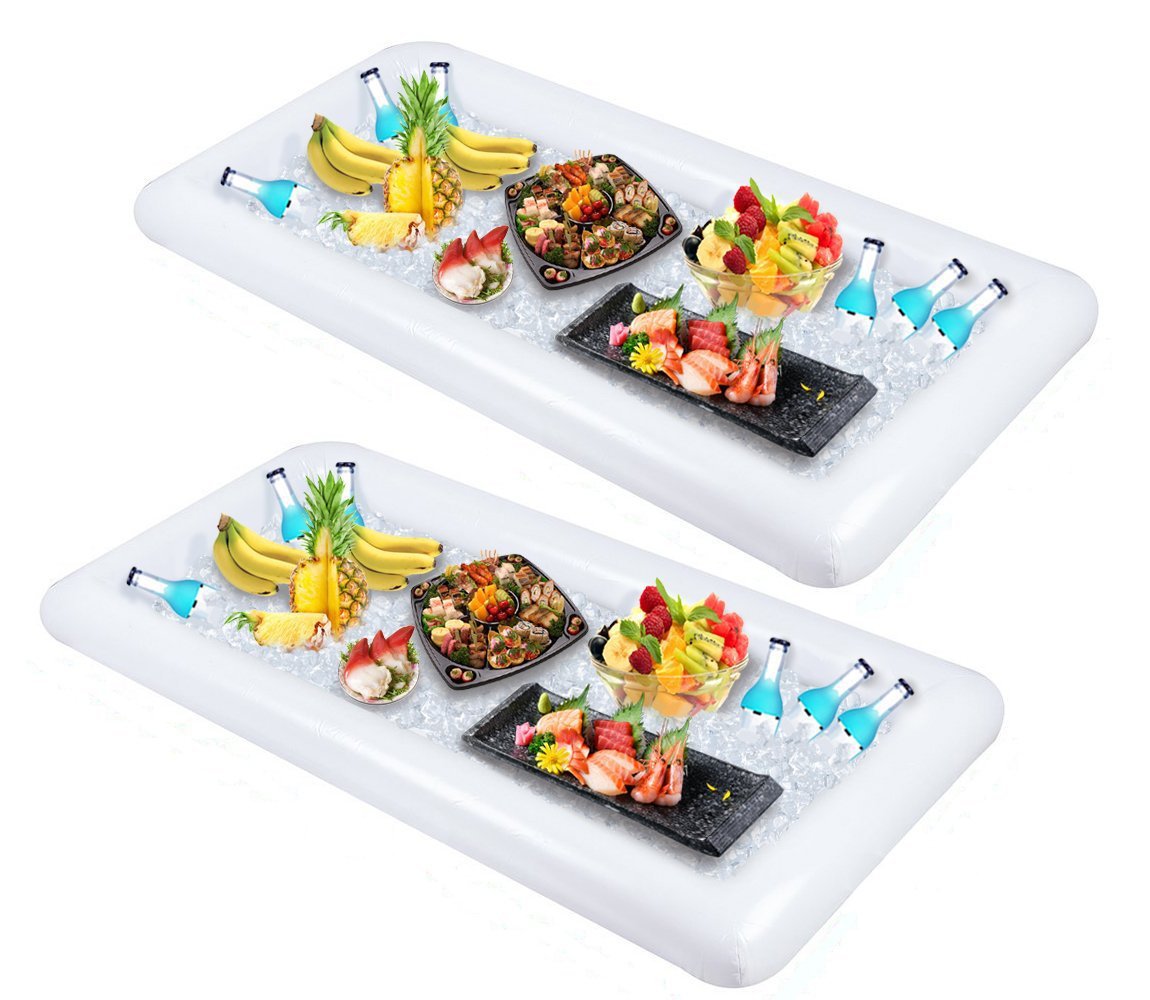 Floating Pool Bar Tray - Inflatable Drinks & Snack Tray