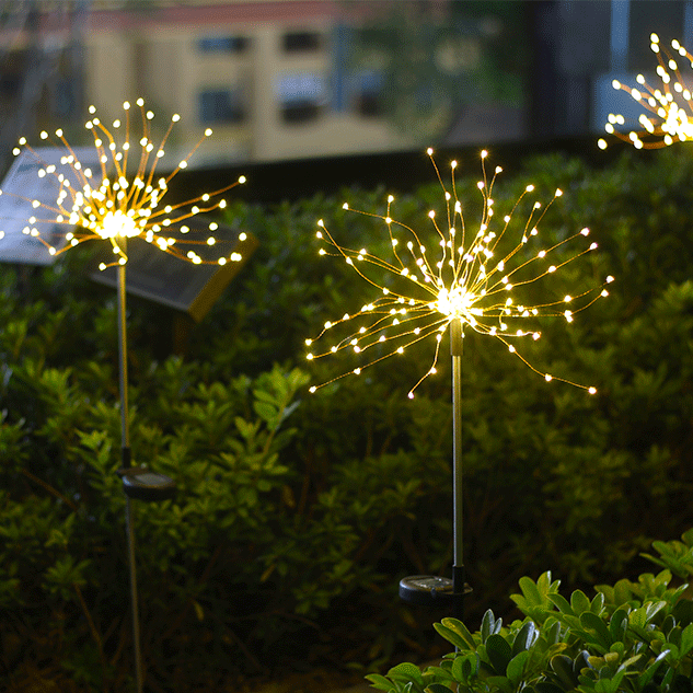 Solar fireworks garden lights - view 4