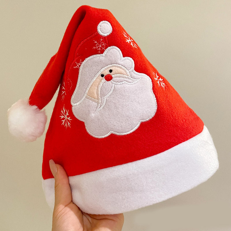 Embroidered Santa hat