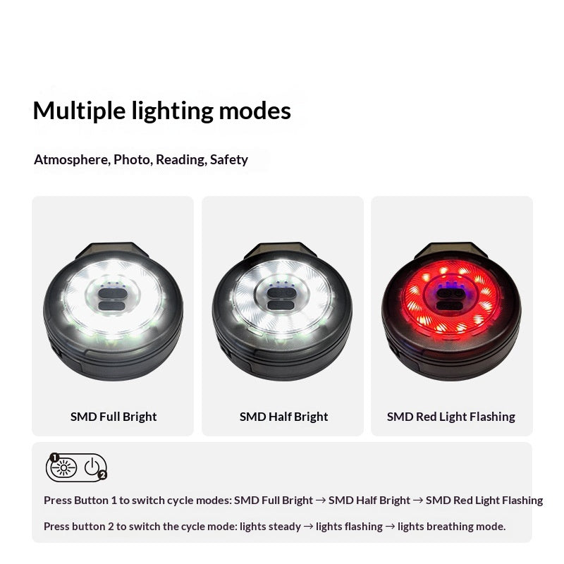 Tape Measure Camping String Lights - Retractable LED Lantern
