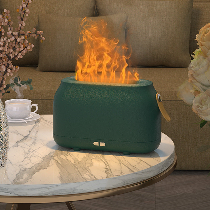 Flame Effect Aroma Diffuser - Realistic Fire Mist Humidifier